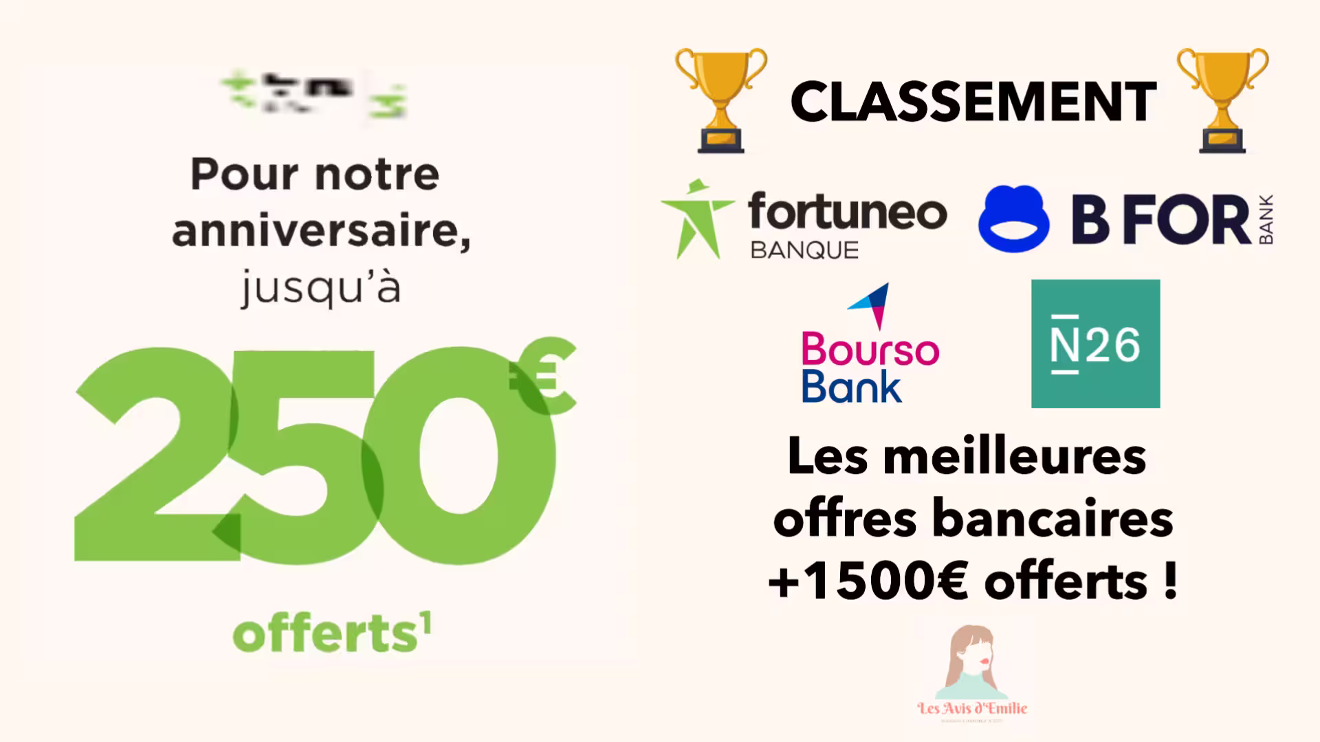 Code Promo BforBank : 230€ offerts en prime de bienvenue 3 miniature classement complet des meilleures offres bancaires