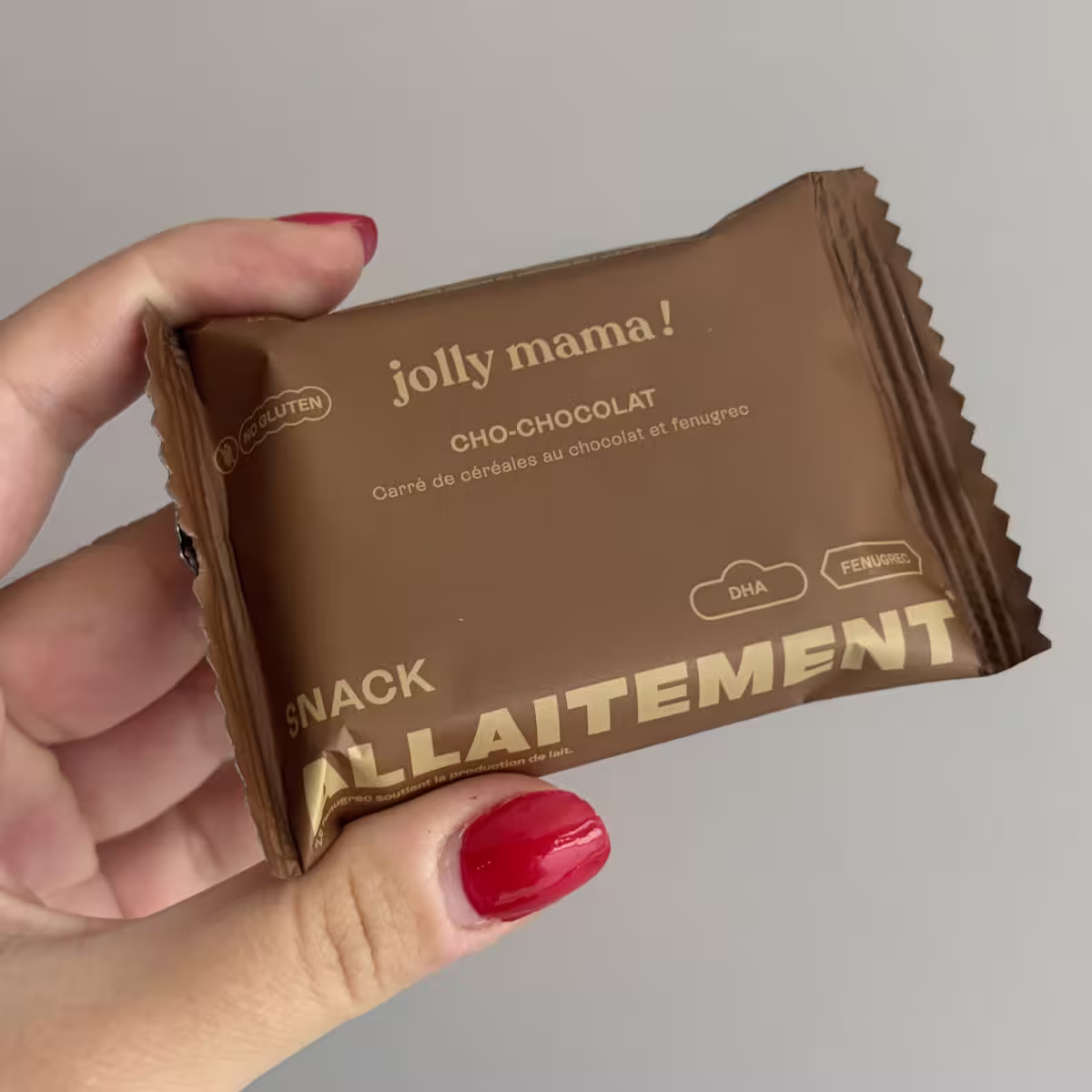 Avis sur Jolly Mama : test personnel et analyse des compositions 15 snack allaitement chocolat jolly mama