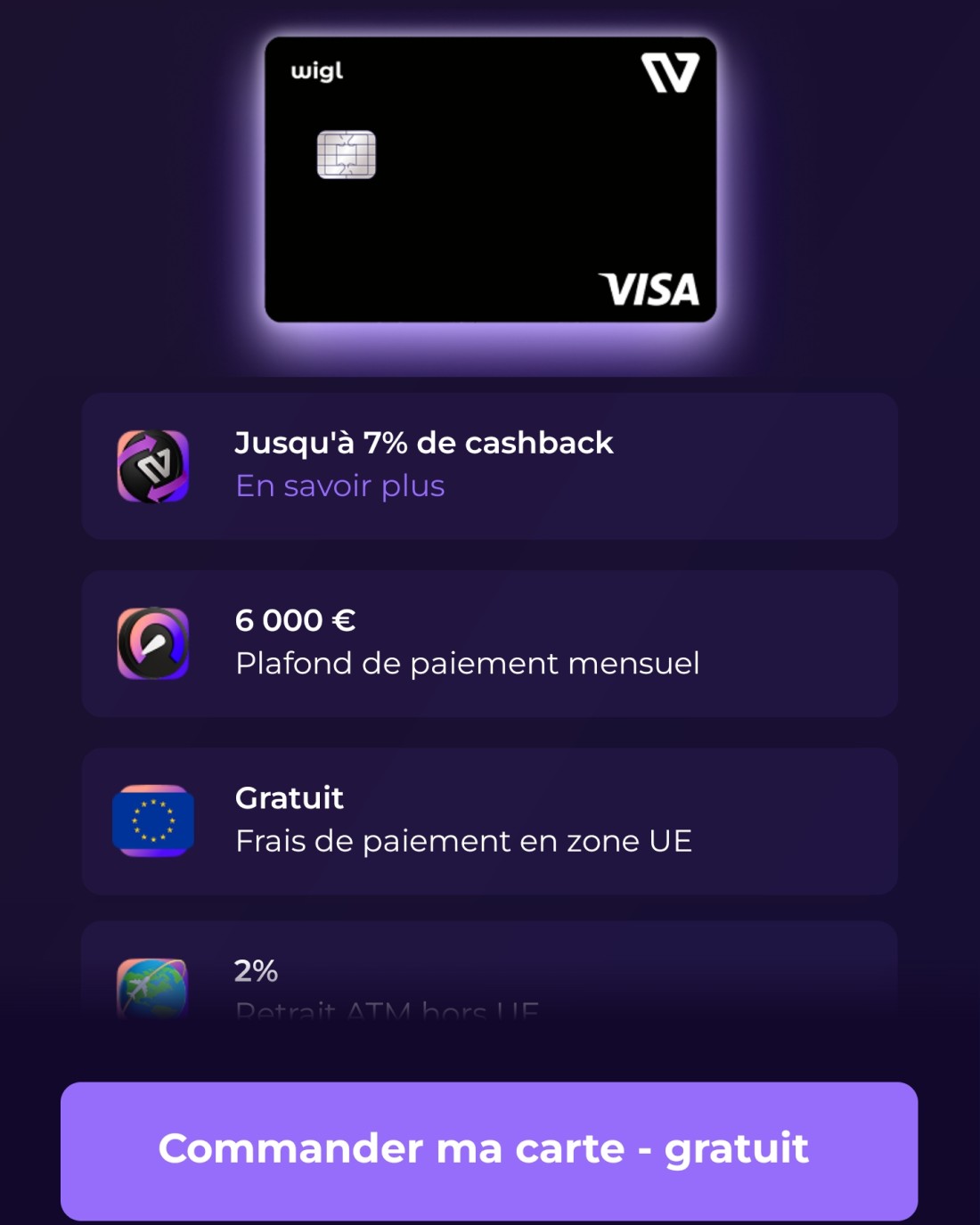 Wigl : mon avis en tant que client - Retour d'expérience complet et chiffré 3 principaux avantages carte metal wigl