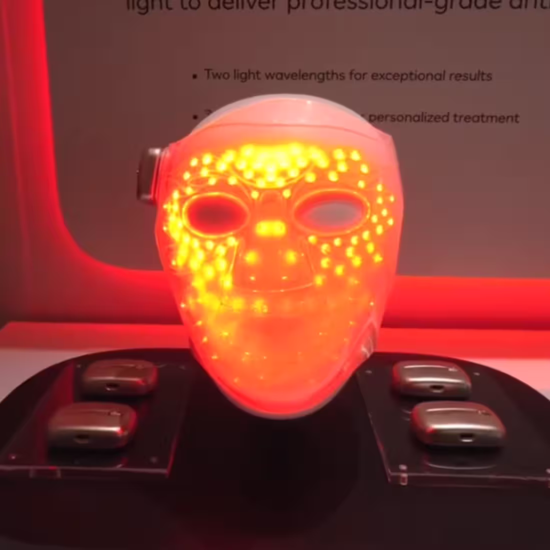 Le nouveau masque LED de l'Oréal : analyse du prototype 3 autre angle masque led loreal puissance limite lesavisdemilie