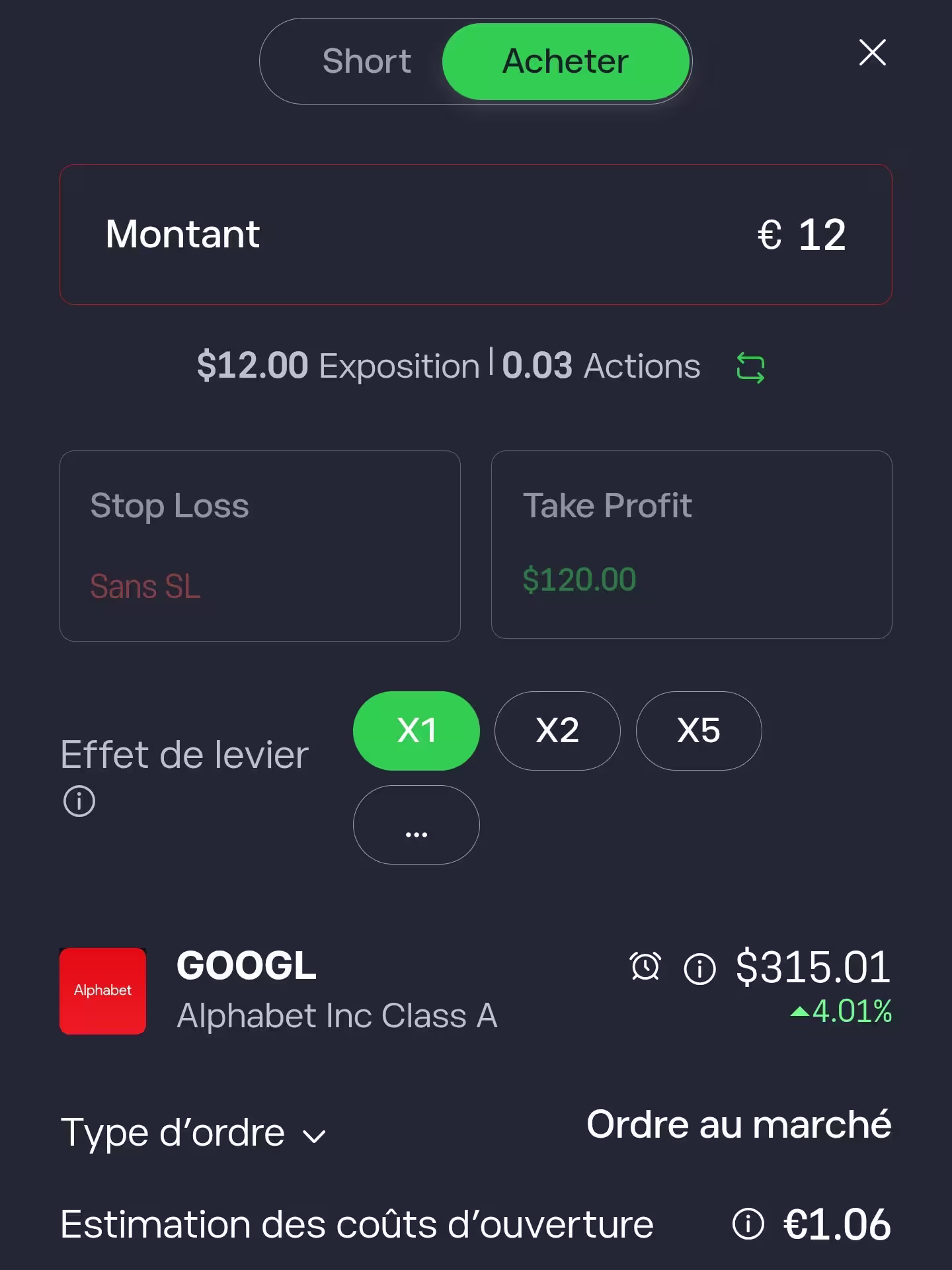 Mon avis sur eToro : retour d'expérience complet 8 exemple ordre achat etoro commission lesavisdemilie