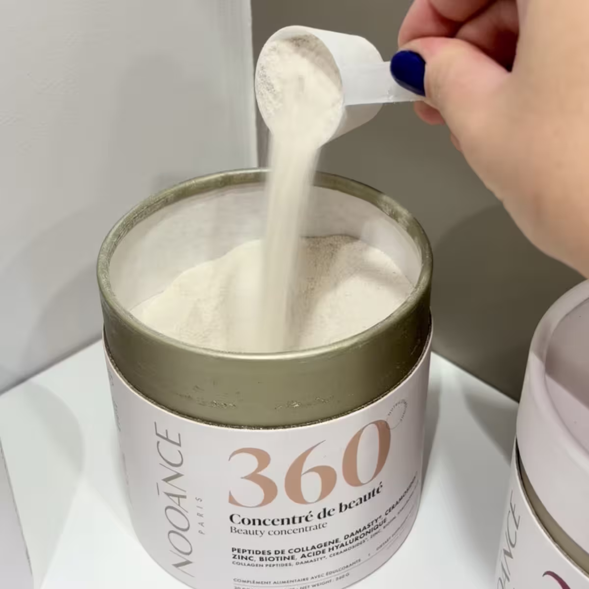 Avis sur le complément Nooance 360 : test et analyse de ce collagène beauté 7 poudre finesse collagene complement 360 nooance lesavisdemilie