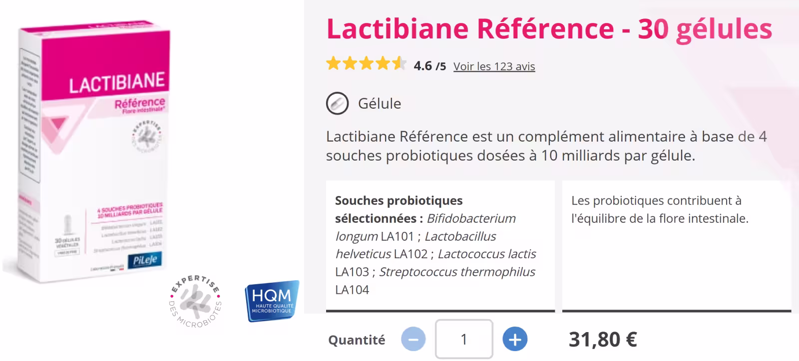 Mon avis sur Lactibiane Référence de PiLeJe : composition, efficacité et ce que j'en pense vraiment 3 lactibiane reference disponible en ligne