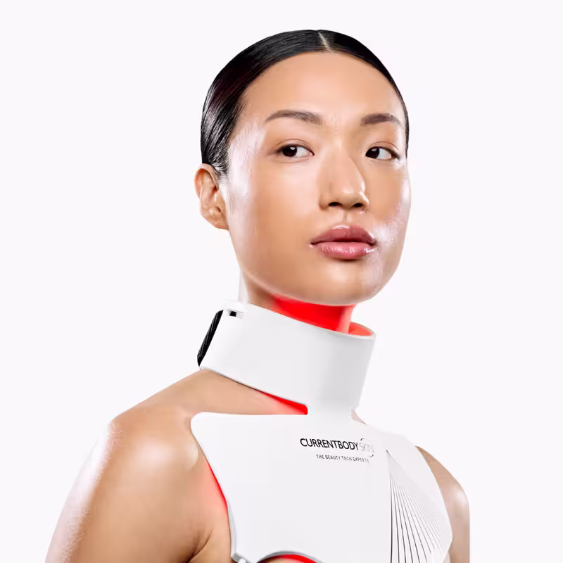 LED pour le cou et le décolleté : comment traiter les rides oubliées 6 masque led cou decollete currentbody