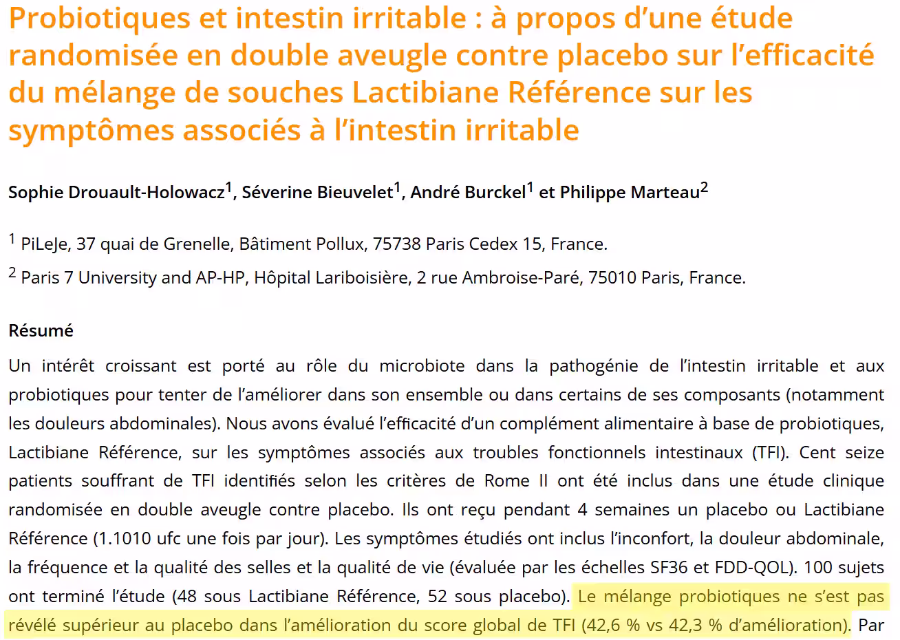 Mon avis sur Lactibiane Référence de PiLeJe : composition, efficacité et ce que j'en pense vraiment 2 resultats mitiges probiotiques lactibiane reference