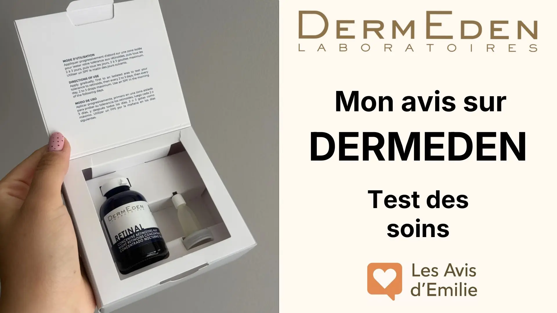 Mon avis sur Laboratoires Dermeden : j&rsquo;ai testé 4 soins complet