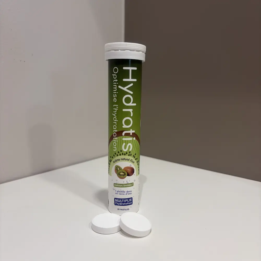 Mon avis avec test personnel des pastilles hydratantes Hydratis 7 avis hydratis saveur kiwi lesavisdemilie