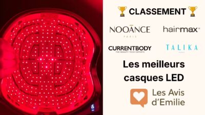 classement comparatif casque led cheveux lesavisdemilie