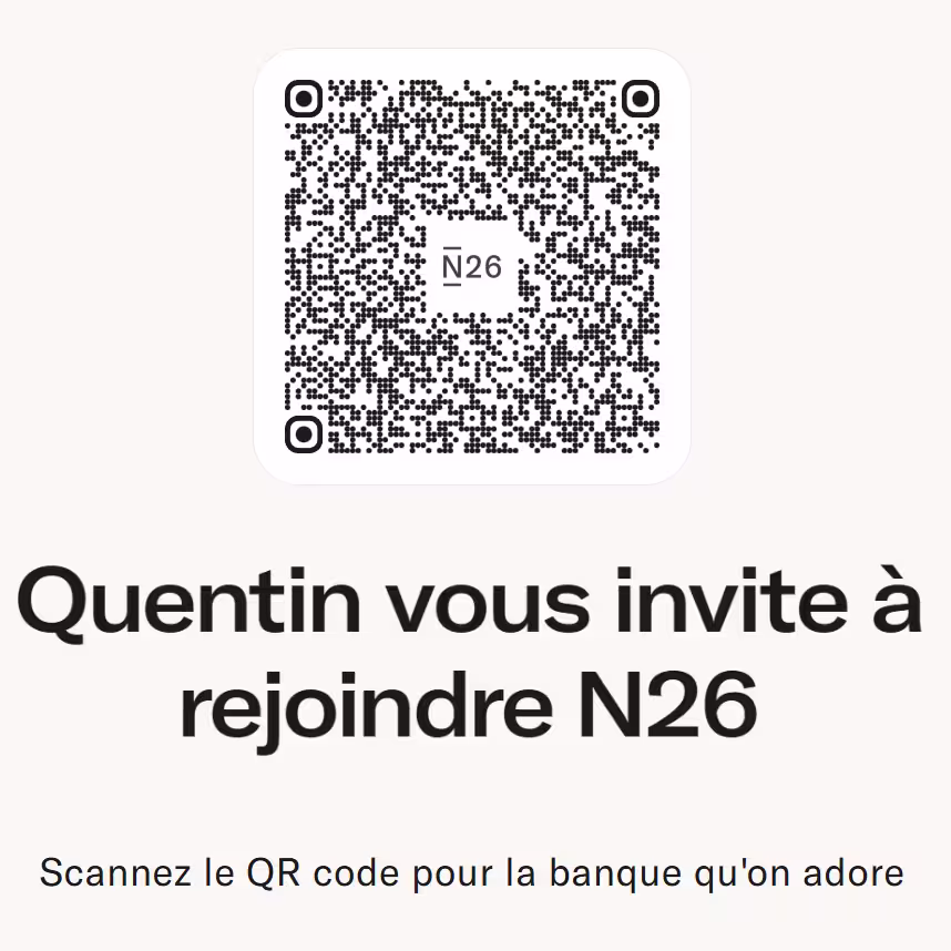 Code promo N26 Quentina7352 : 80€ offerts lors de la création de votre compte 10 code parrainge n26 80 euros