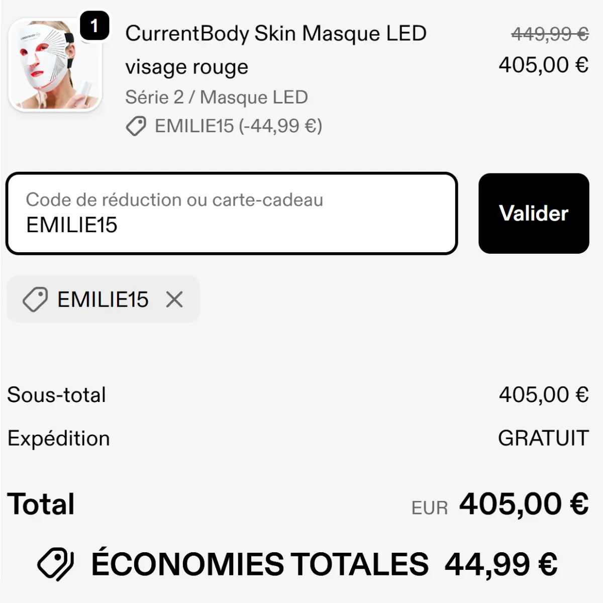 Code Promo Currentbody : 15% de réduction offerts avec mon code influenceur 2 code promo currentbody emilie15 lesavisdemilie