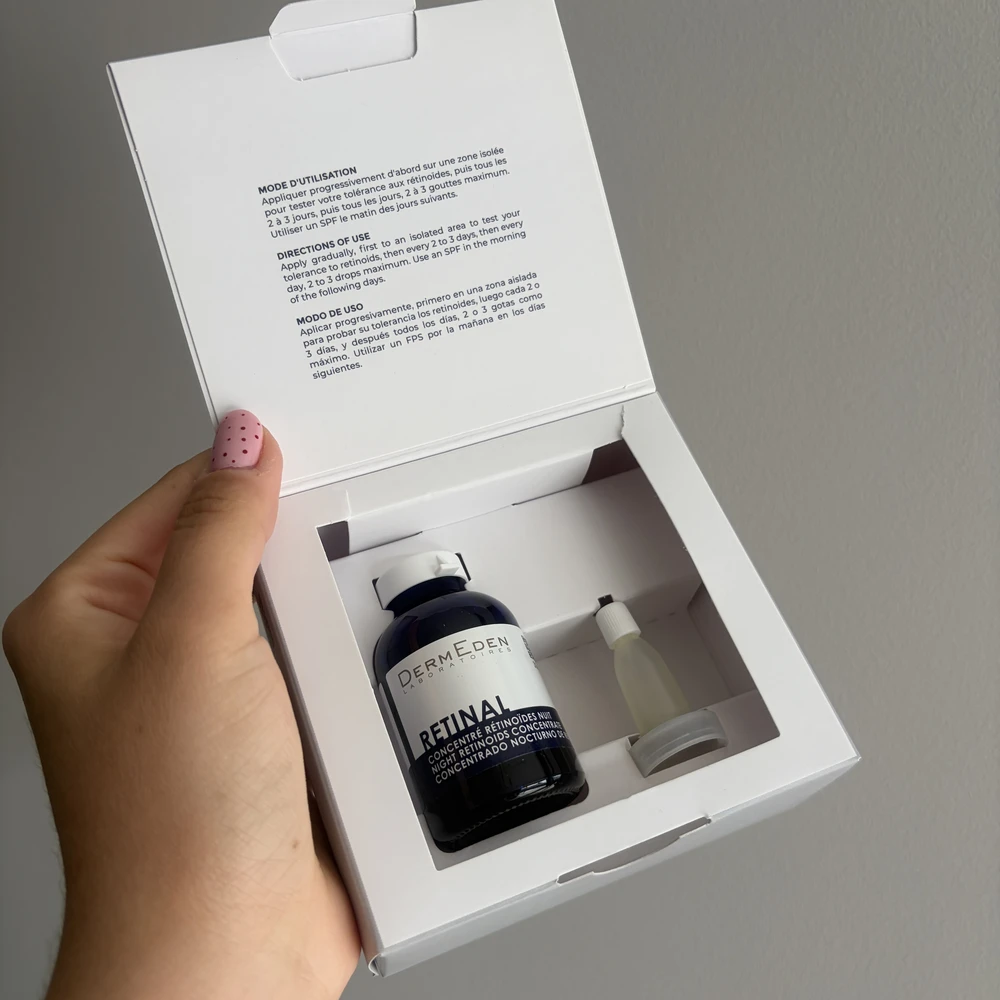 Mon avis sur Laboratoires Dermeden : j'ai testé 4 soins complet 1 coffret soin retinal retinol laboratoires dermeden lesavisdemilie