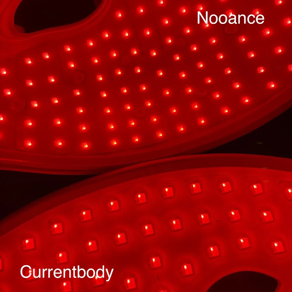 CurrentBody ou Nooance : Mon comparatif détaillé avec test et analyse de leurs masques à LED 7 densite lumineuse comparaison nooance currentbody lesavisdemilie