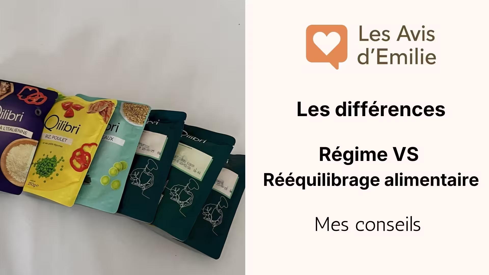 Rééquilibrage alimentaire vs régime alimentaire : les différences