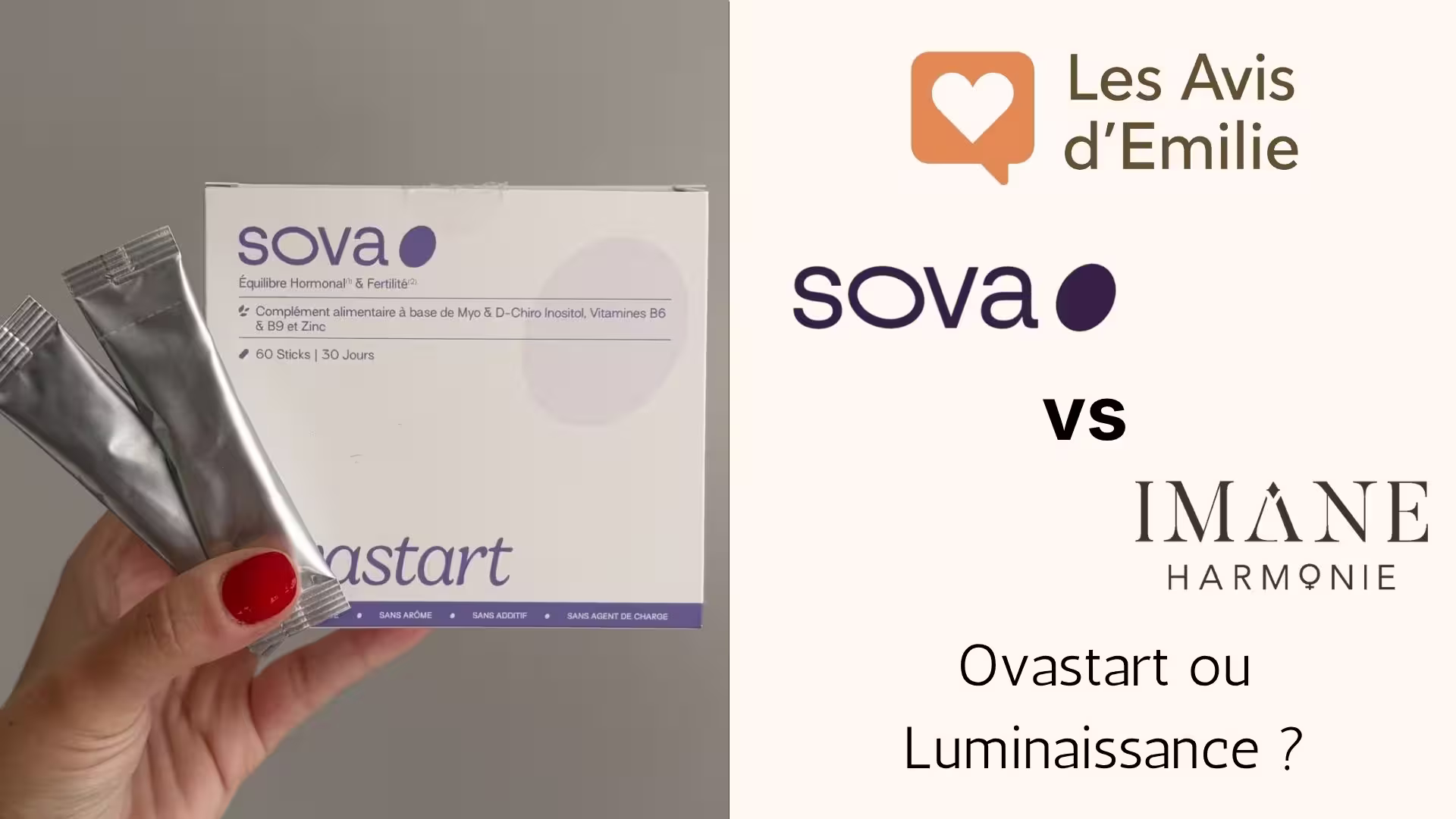 Sova ou Imane Harmonie ? Comparatif des compléments SOPK