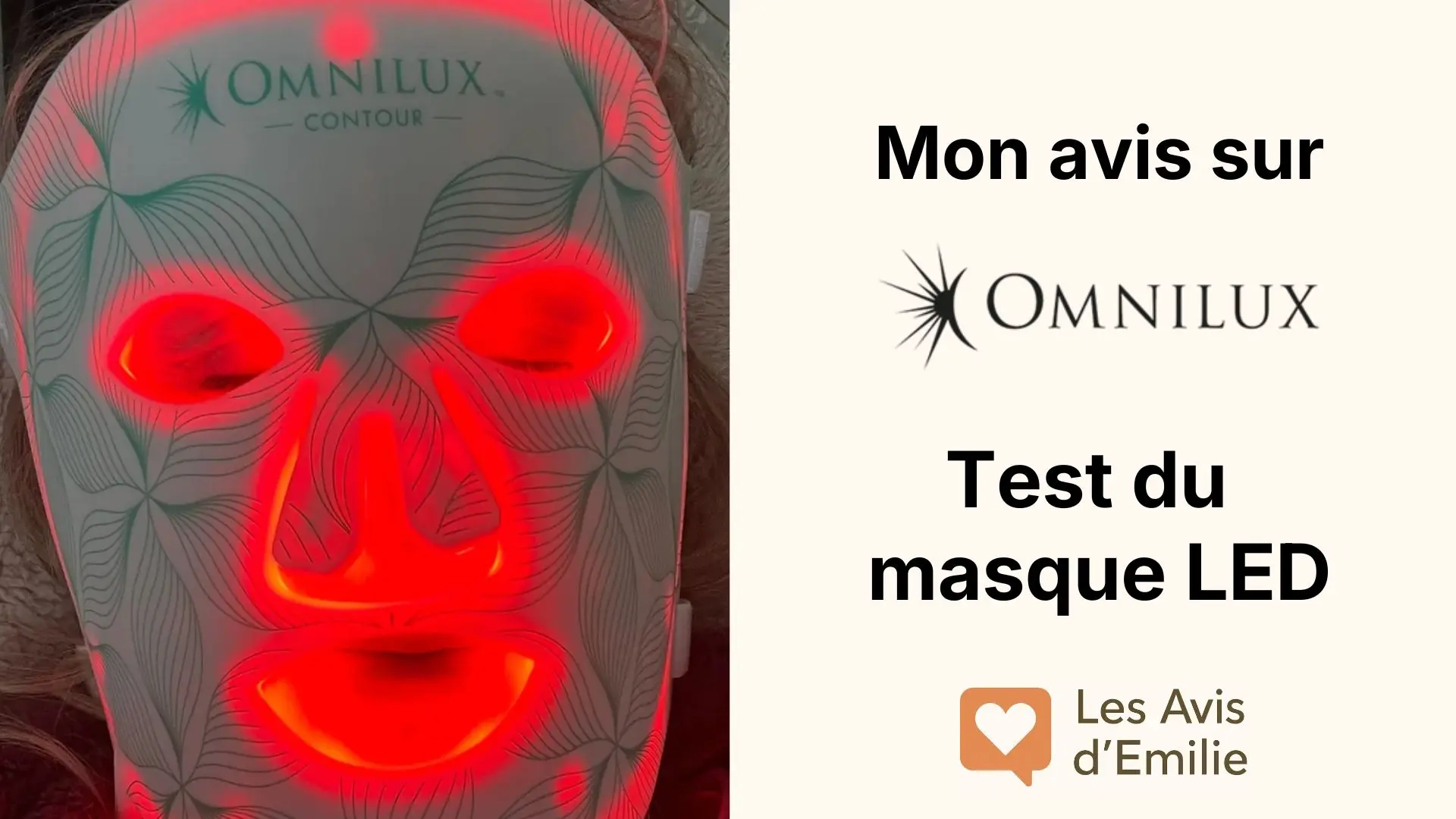 J'ai testé et analysé le masque LED Omnilux : mon avis honnête 1 avis omnilux masque led miniature