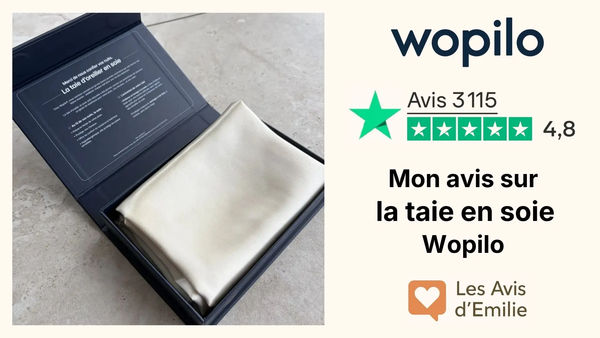 J&rsquo;ai testé la taie en soie de Wopilo : mon avis honnête