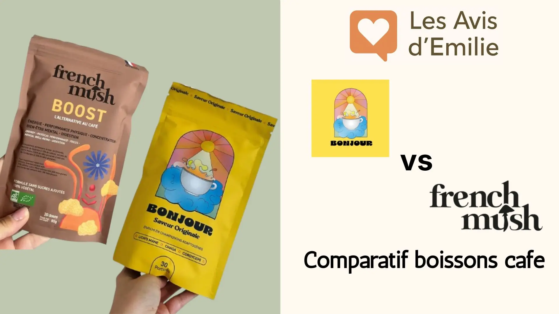 Bonjour ou French Mush ? Comparatif des alternatives au café 3 bonjour ou frenchmush comparatif boissons lesavisdemilie
