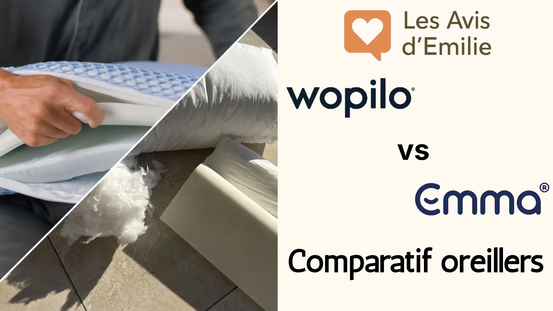 Comparatif Oreillers Emma VS Wopilo VS Soya : quel oreiller ergonomique choisir ?