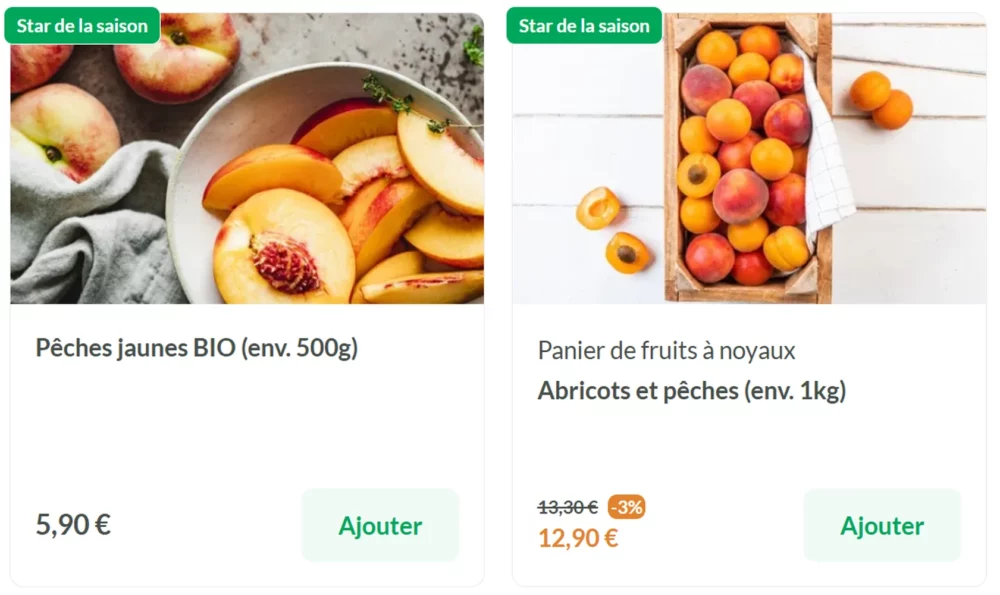 Cliente Quitoque depuis 2023 : mon avis honnête (prix, qualité, abonnement...) 9 fruits marche quitoque lesavisdemilie
