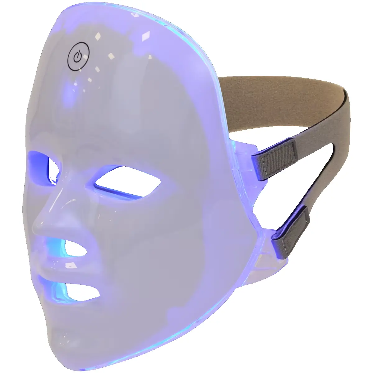 J'ai testé le masque LED Action à 12€ : retour honnête et chiffré 3 masque led action une fois allume avis
