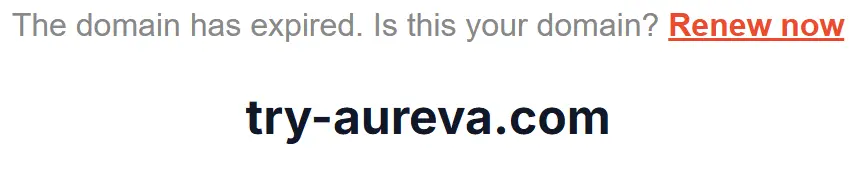 Aureva Magic : je ne recommande pas, découvrez mon avis complet 3 message erreur site try aureva arnaque