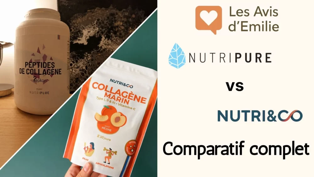 Nutri&Co VS Nutripure : comparatif avec test des compléments français 12 nutripure ou nutriandco comparatif honnete lesavisdemilie