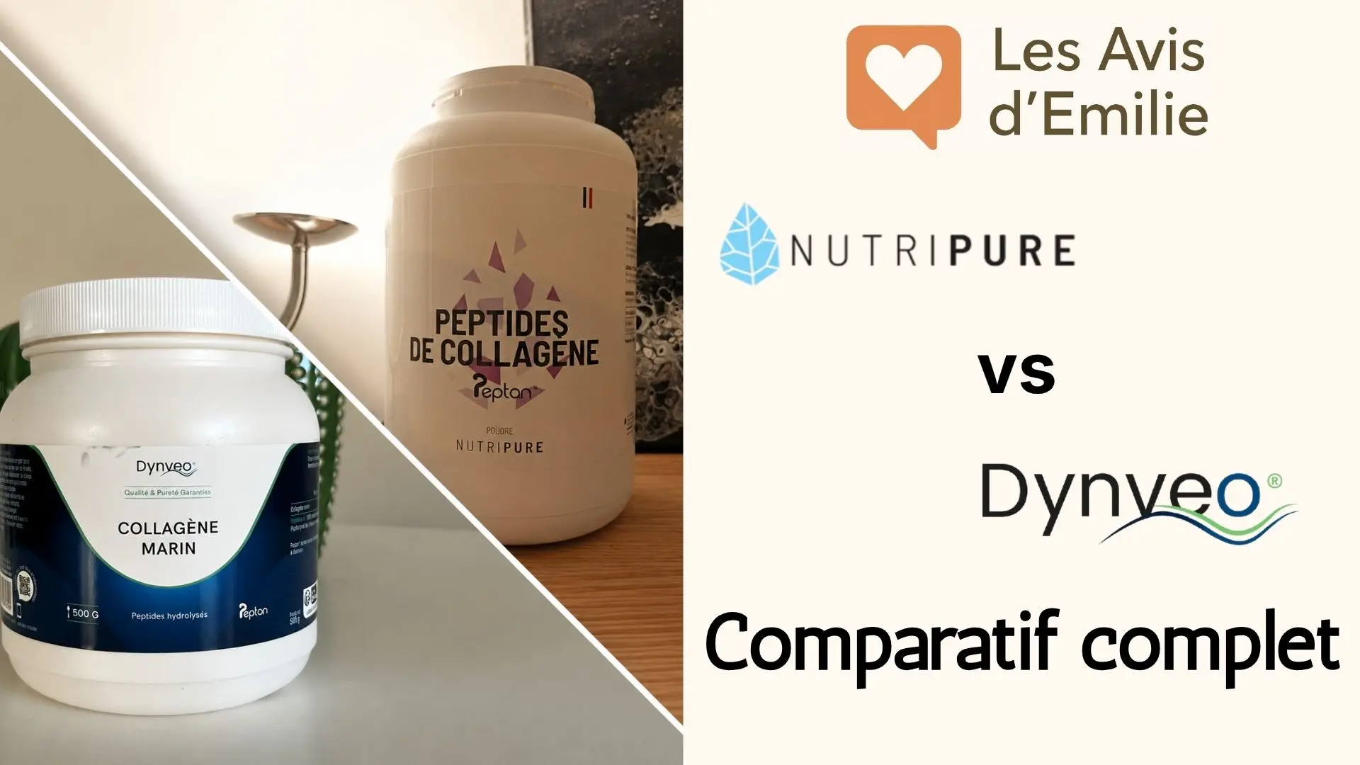 Dynveo ou Nutripure ? Comparatif complet des deux marques de compléments