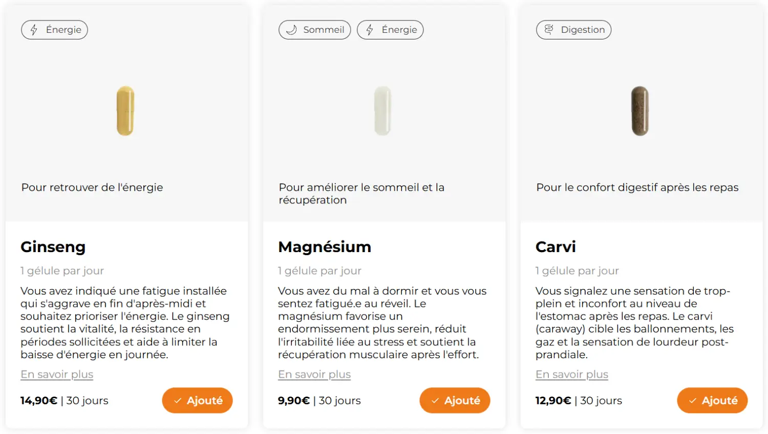 Avis Cuure : mon test des compléments personnalisés français 3 principales recommandations cuure personnalise
