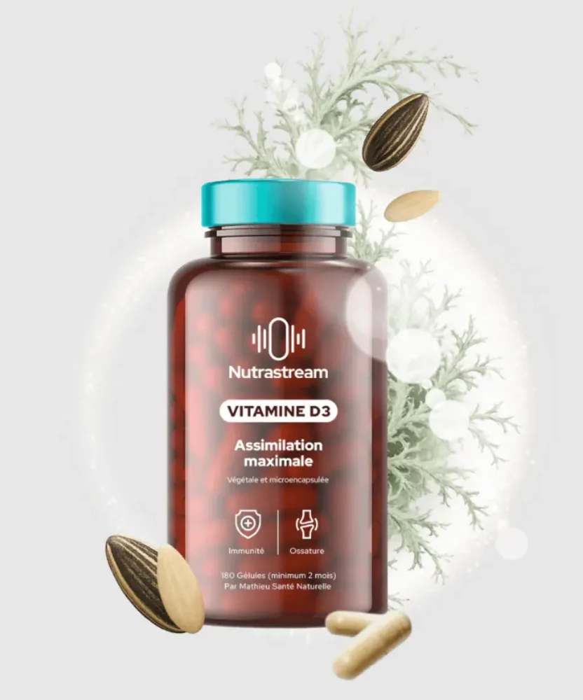 Mon avis sur la vitamine D3 Nutrastream : j'ai testé sa forme microencapsulée 2 vitamine sous forme de gelules