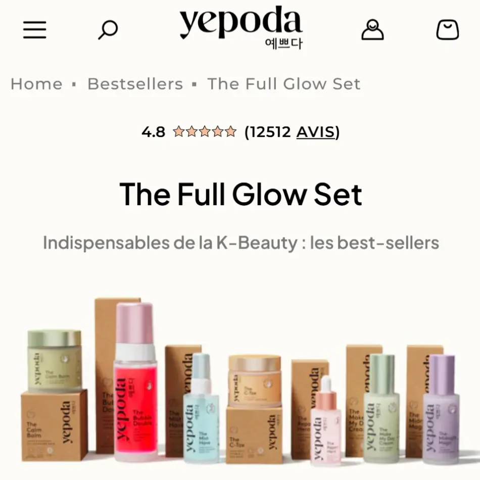 Avis Yepoda : que vaut la routine coréenne ? Test et retour honnête 2 yepoda routine skincare coreenne argument site