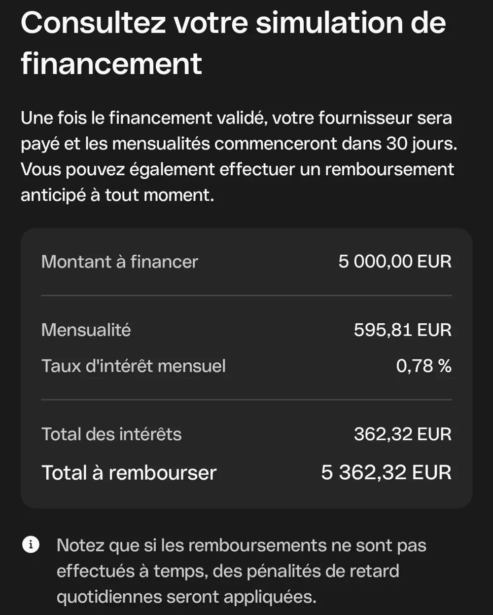 Qonto Avis : mon retour complet sur cette banque pro depuis 2022 pour mon autoentreprise 11 exemple simulation financement qonto
