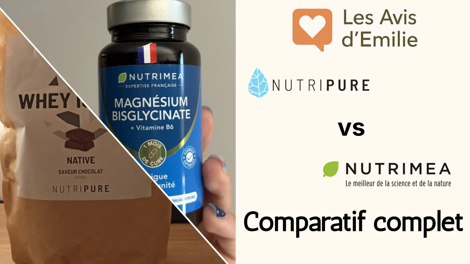 Nutripure ou Nutrimea ? Comparatif des deux marques françaises de nutrition