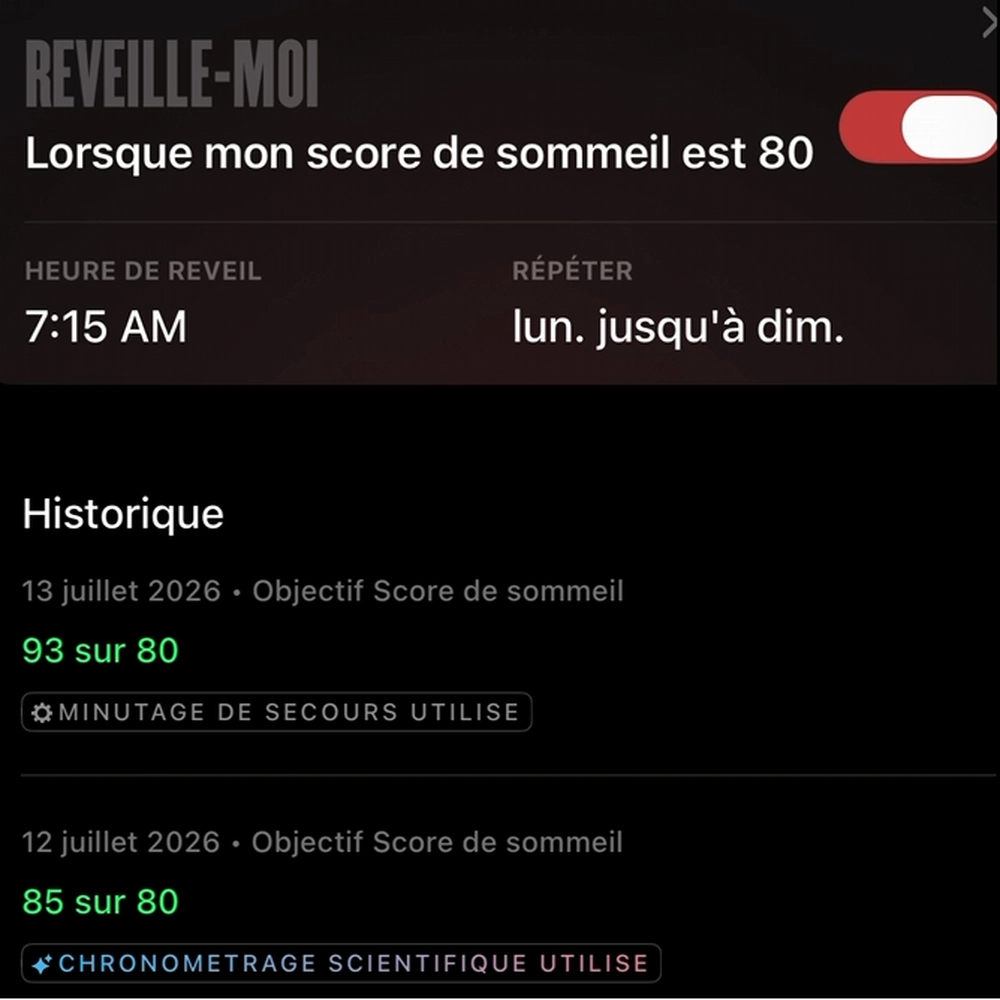 Avis Ultrahuman Ring Air : mon test de la bague connectée sans abonnement 8 option reveil intelligent ultra human lesavisdemilie