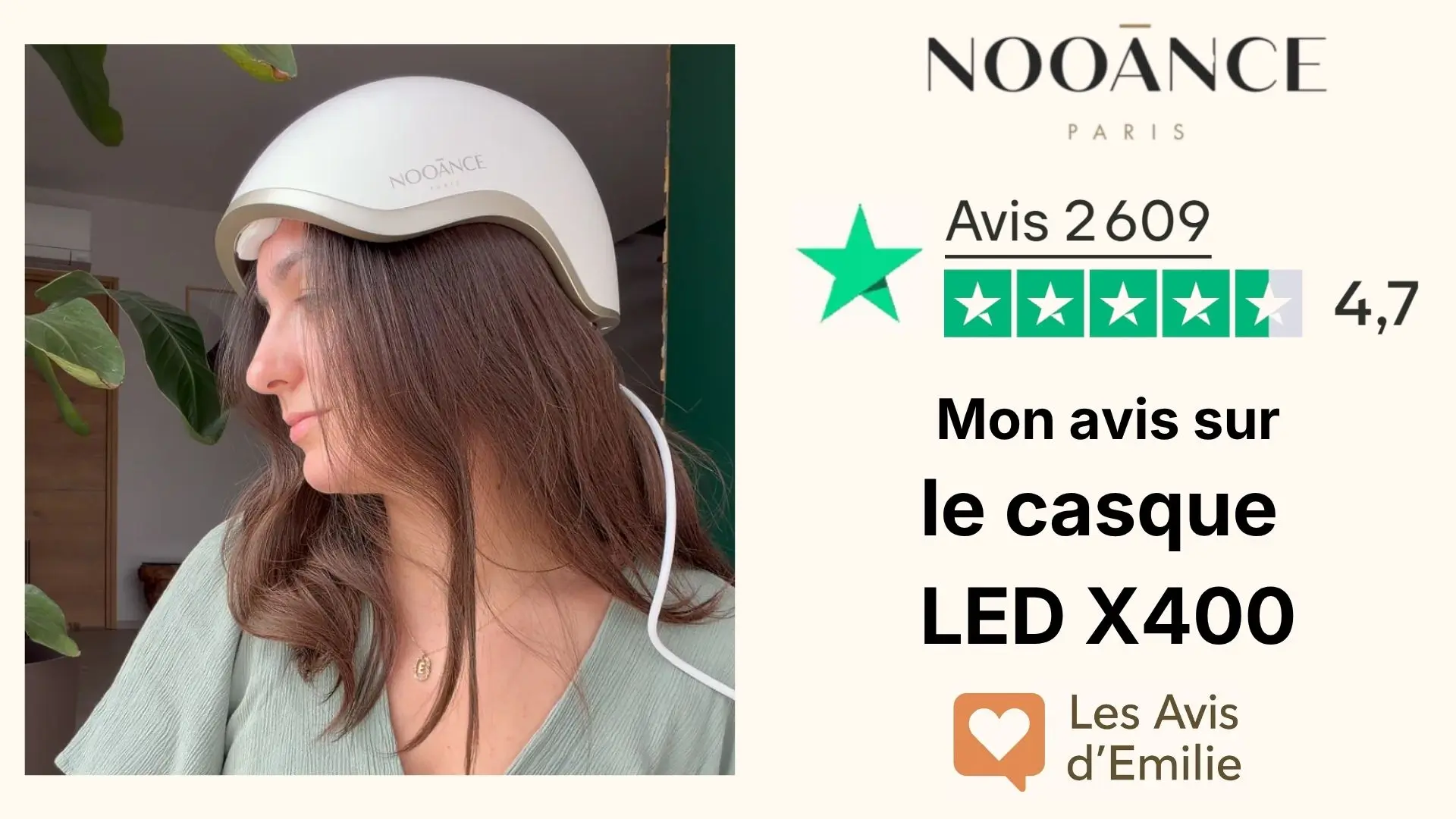 J&rsquo;ai testé le casque pour cheveux X400 de Nooance : mon avis complet