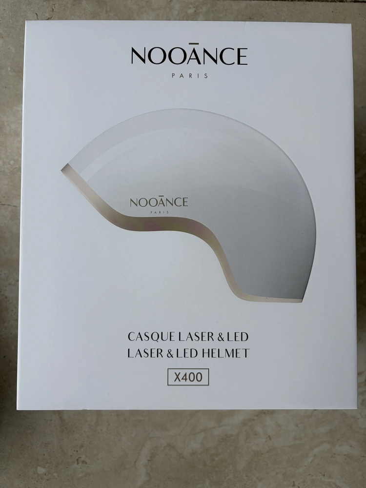 J'ai testé le casque pour cheveux X400 de Nooance : mon avis complet 1 casque led lasers cheveux nooance modele x400