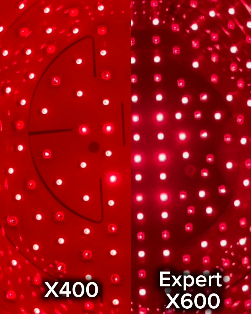 Nooance Expert X600 ou Nooance X400 ? Comparatif des casques LED pour cheveux 1 comparatif nooance casque cheveux x400 vs expert X600