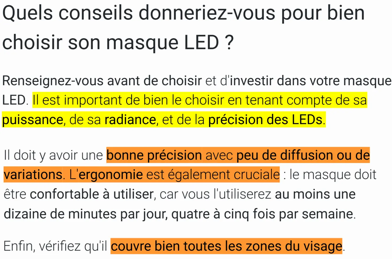 L'avis des dermatologues sur les masques LED de Nooance : revue et interviews 5 conseils dermatologue sophie domergue masques led nooance