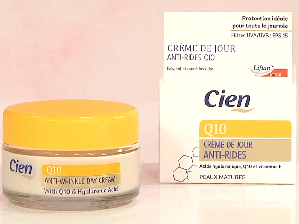 Mon avis sur les crèmes CIEN de Lidl : j'ai testé les Q10 jour et nuit de Lidl pendant trois semaines 4 creme cien q10 de jour pot de creme