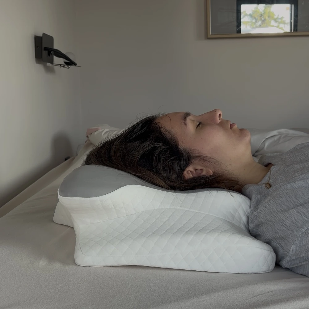 Comparatif Oreillers Emma VS Wopilo VS Soya : quel oreiller ergonomique choisir ? 13 oreiller soya position dos