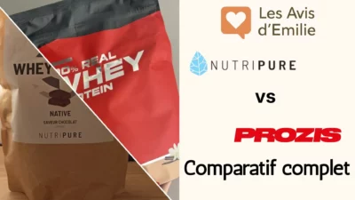 prozis ou nutripure comparatif deux marques nutrition