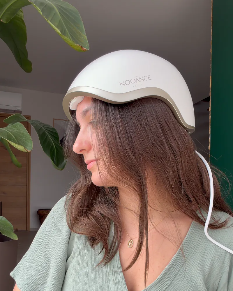 J'ai testé le casque pour cheveux X400 de Nooance : mon avis complet 6 rendu casque x400 sur cheveux emilie