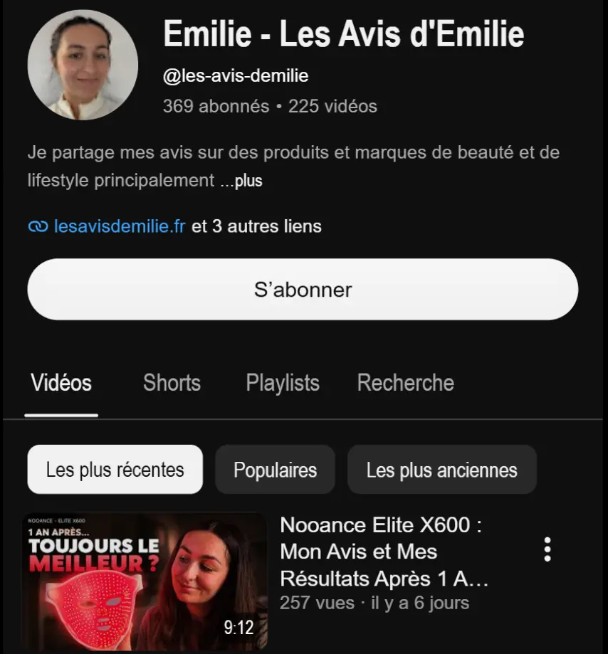 Les Avis d'Emilie dans la presse : nos parutions 12 La chaîne YouTube Les Avis d'Emilie
