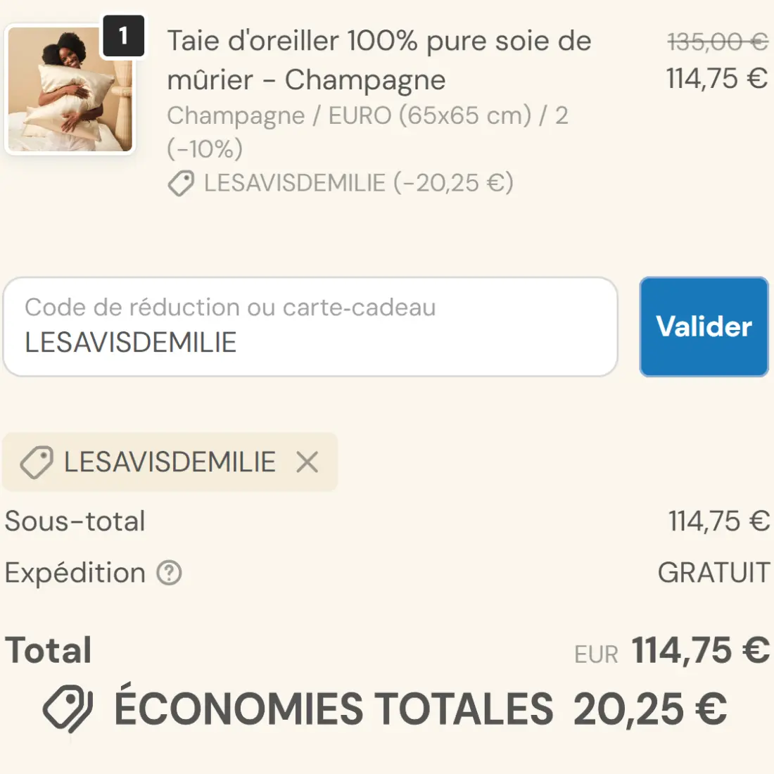 Code Promo Emily's Pillow : 15% de réduction avec le code <span class="lp-cpe-masked">LESAVISDEMILIE</span> 2 emilys pillow code promo lesavisdemilie