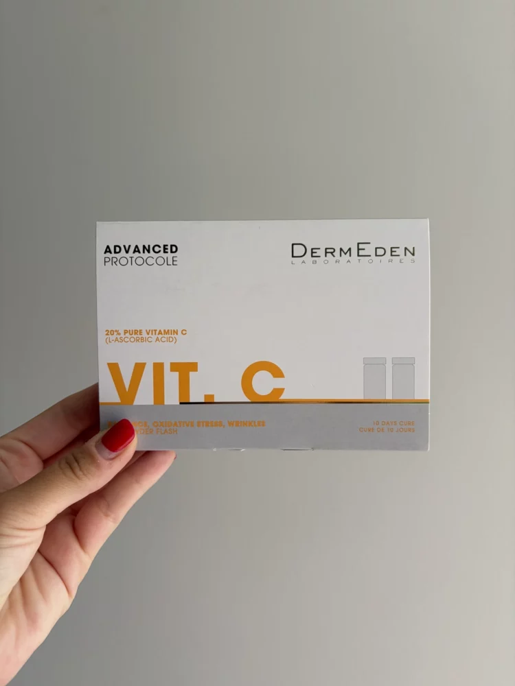 J'ai testé le protocole Vitamine C- Powder Flash de Dermeden : Mon Avis 2 kit vitamine c dermeden qualite powder flash