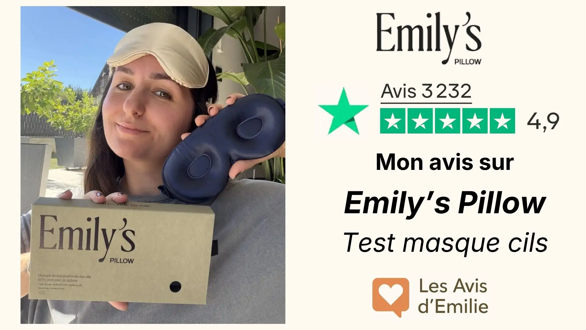 J&rsquo;ai testé 2 mois le masque pour les cils d&rsquo;Emily&rsquo;s Pillow : mon avis complet