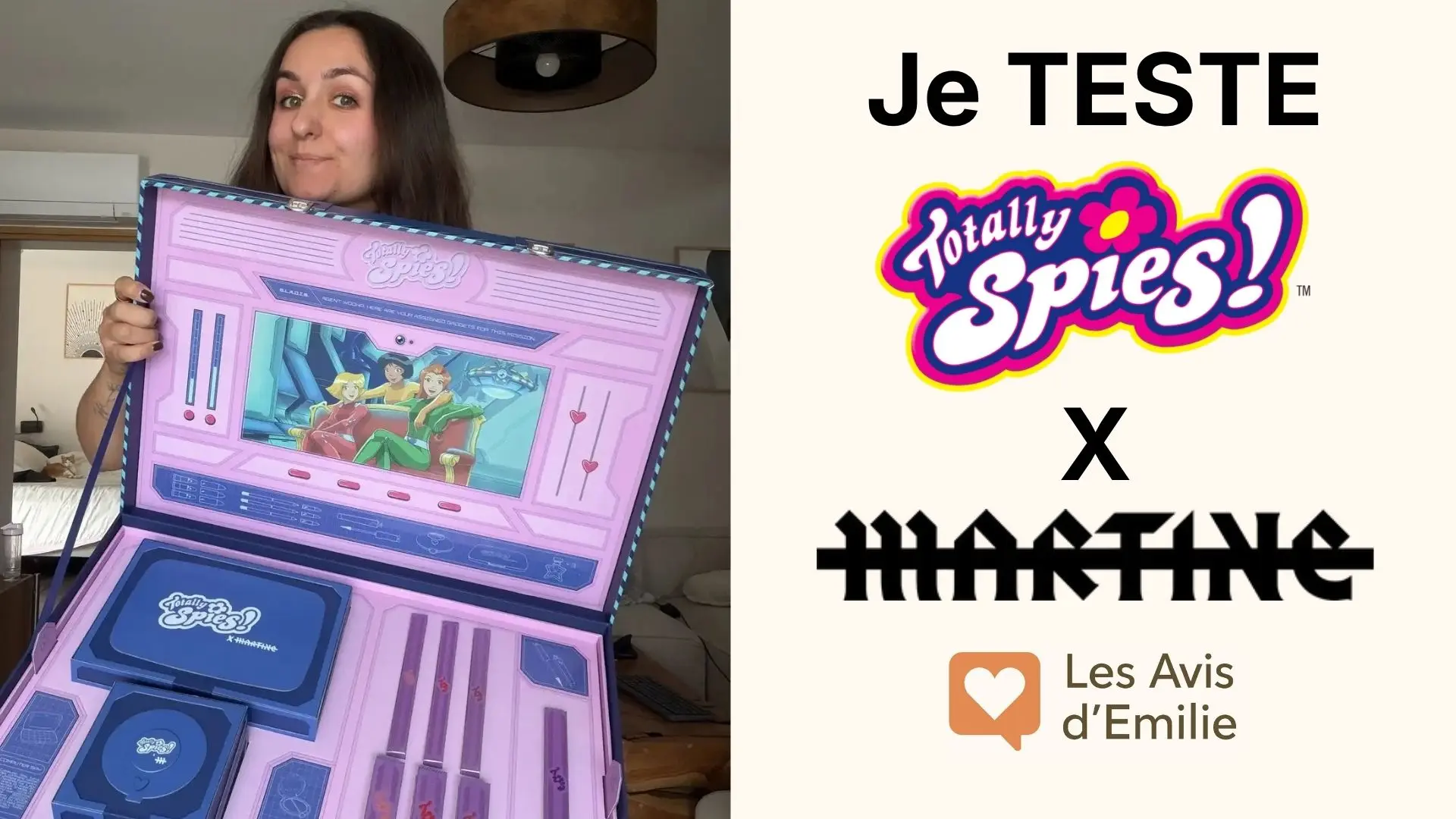 Martine Cosmetics x Totally Spies : mon avis sur la mallette Ultimate Spy Kit après le crash test