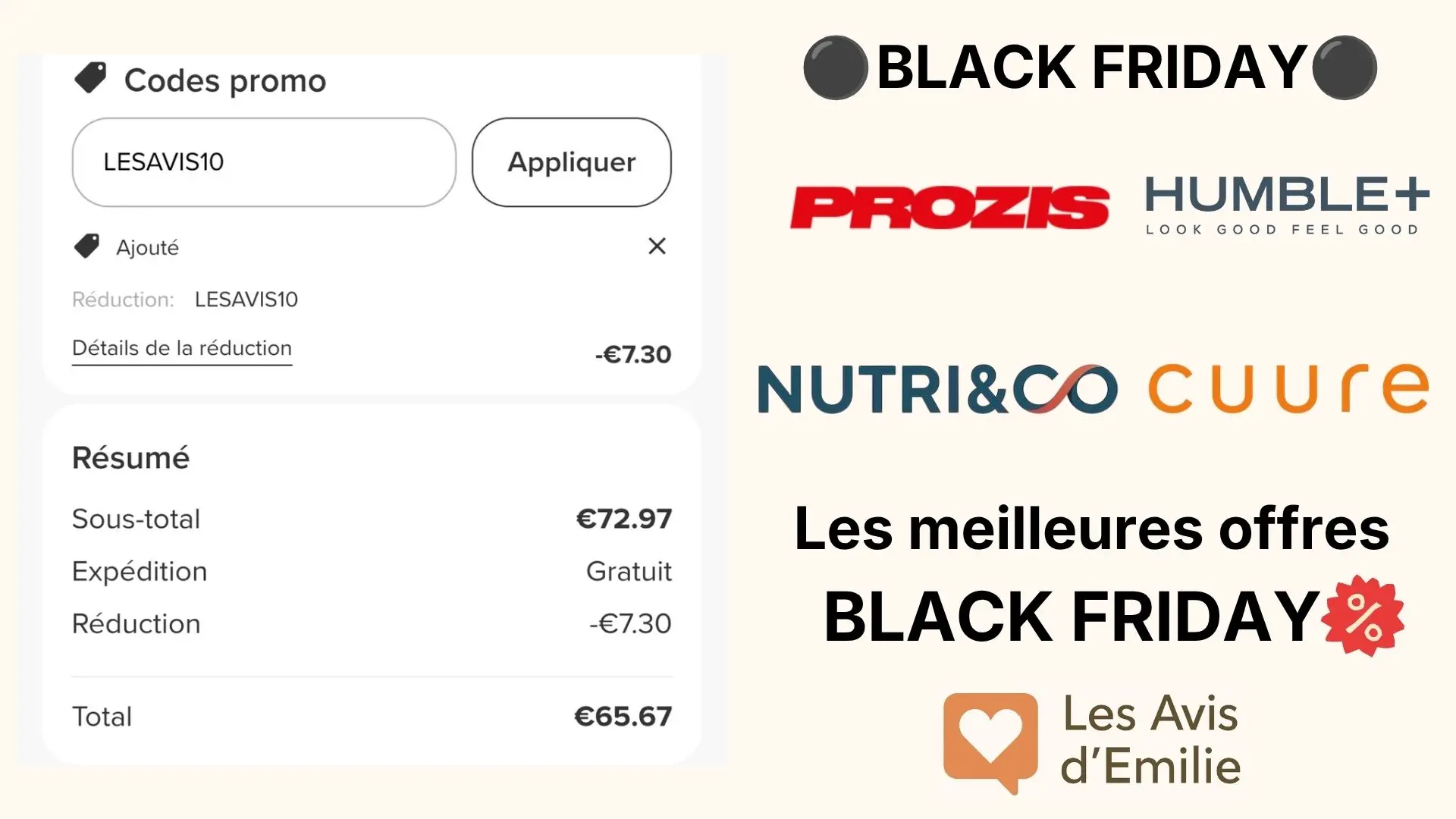Nutrition : les meilleures offres Black Friday 2026 avec ma sélection + mes codes