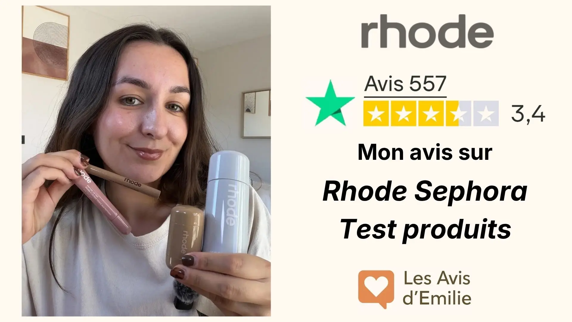 Avis Rhode chez Sephora France : j&rsquo;ai testé 4 produits de la marque de Hailey Bieber